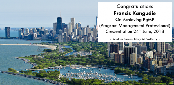 Congratulations Francis on Achieving PgMP..!