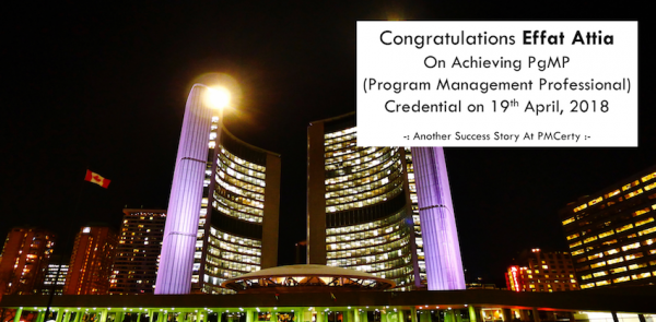 Congratulations Effat on Achieving PgMP..!