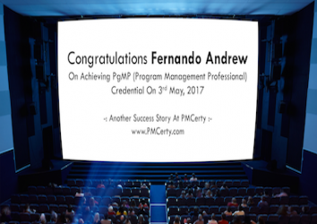 Congratulations Fernando on Achieving PgMP..!