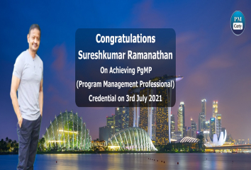 Congratulations Suresh on Achieving PgMP..!